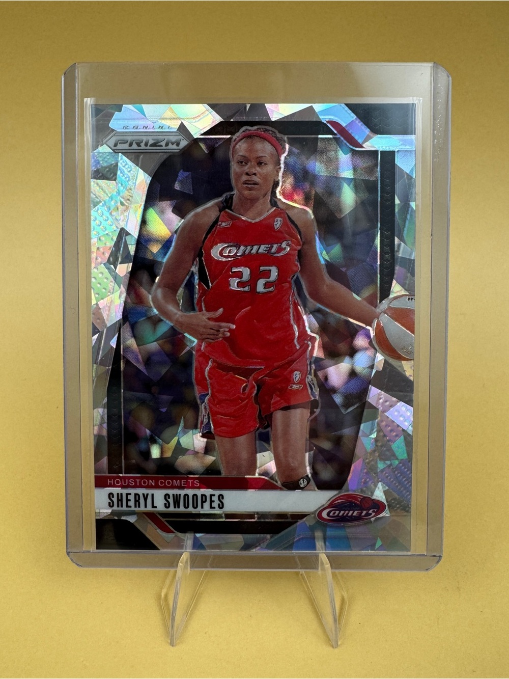 Panini Sheryl Swoopes Houston Comets Red Basketball Card